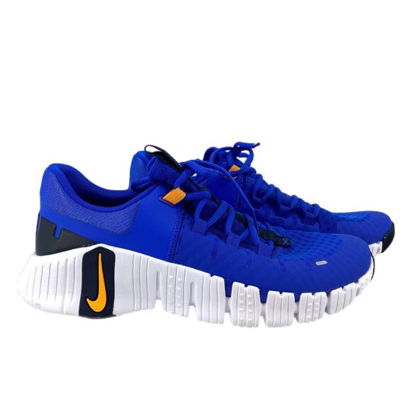 Nike Black & Blue Sneakers | Lace-Up, Low Heel, Size 10.5